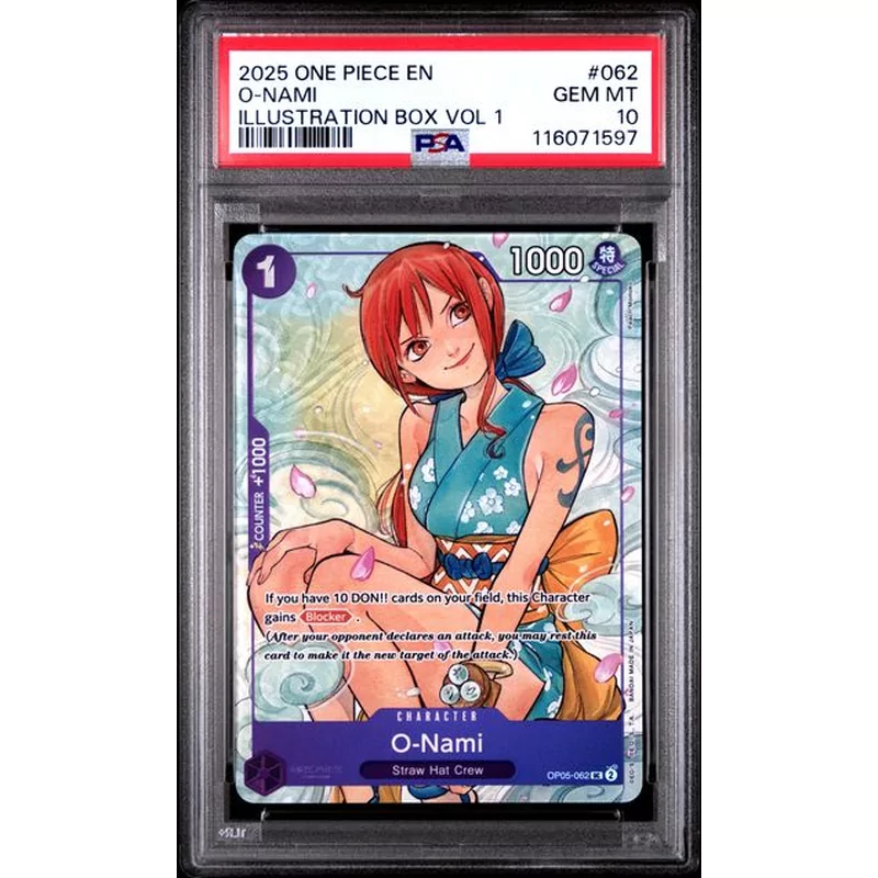 PSA 10 One Piece Illustration Box Vol 1 #062 O Nami