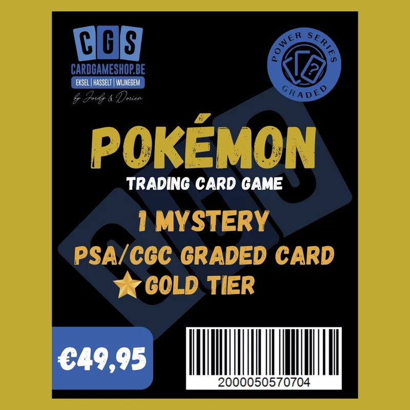 Pokémon Mystery Graded Card PSA / CGC - Gold Tier €49,95