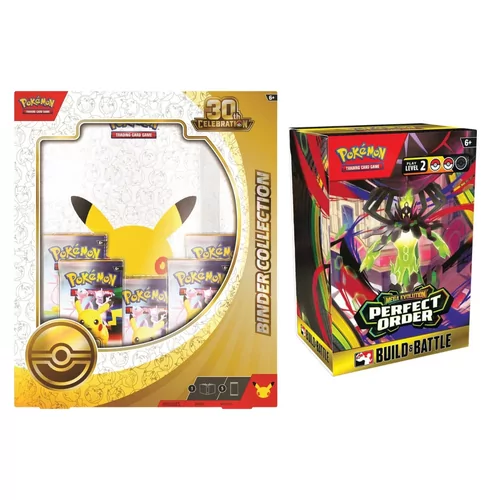 Pokémon Binder Collection - 30th Celebration + Pokémon Build & Battle - ME03 Perfect Order