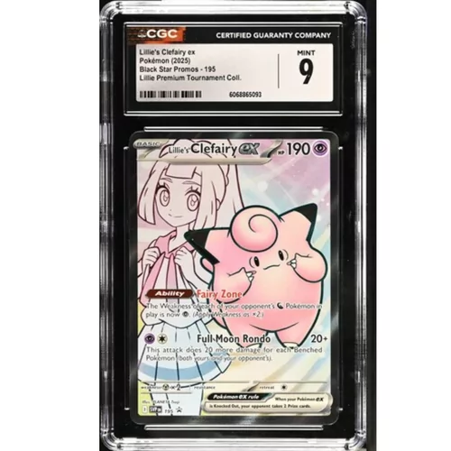 CGC 9 Pokémon SVP Promo #195 Lillie's Clefairy ex