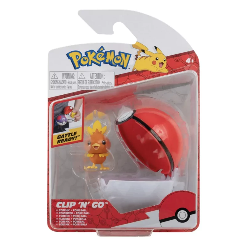 Clip 'N Go - Torchic + Poké Ball