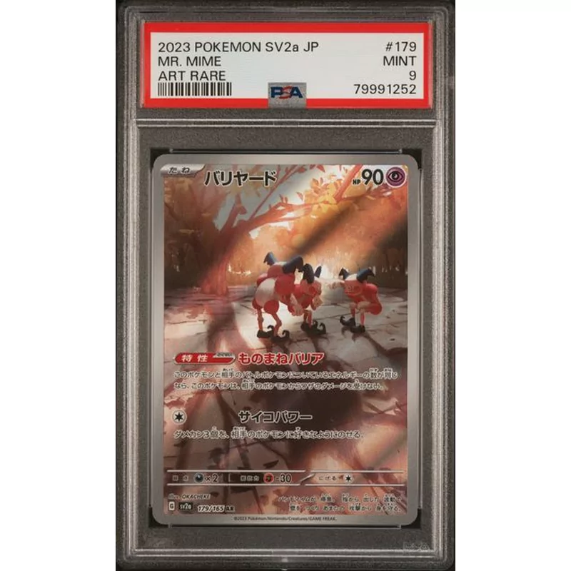 PSA 9 Pokemon Pokemon Card 151 179 Mr. Mime