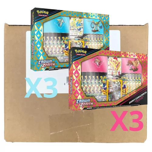 Pokémon Premium Figure Collection Crown Zenith X6 [SEALED CASE] Zacian - Zamazenta