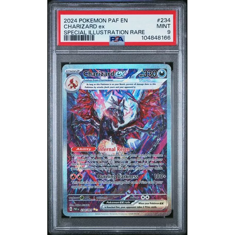 PSA 9 Pokémon Paldean Fates 234 Charizard ex