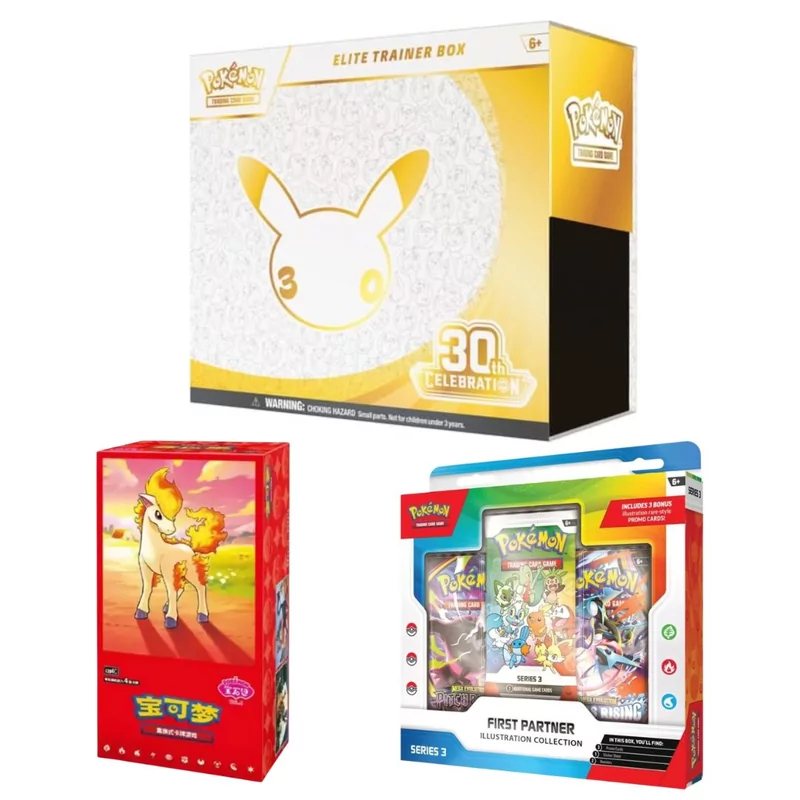 30th Elite Trainer Box + First Partner [SERIES 3] + Box Gem Pack 4
