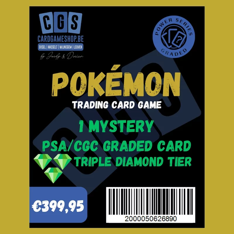 Pokémon Mystery Graded Card PSA / CGC - Triple Diamond Tier €399,95