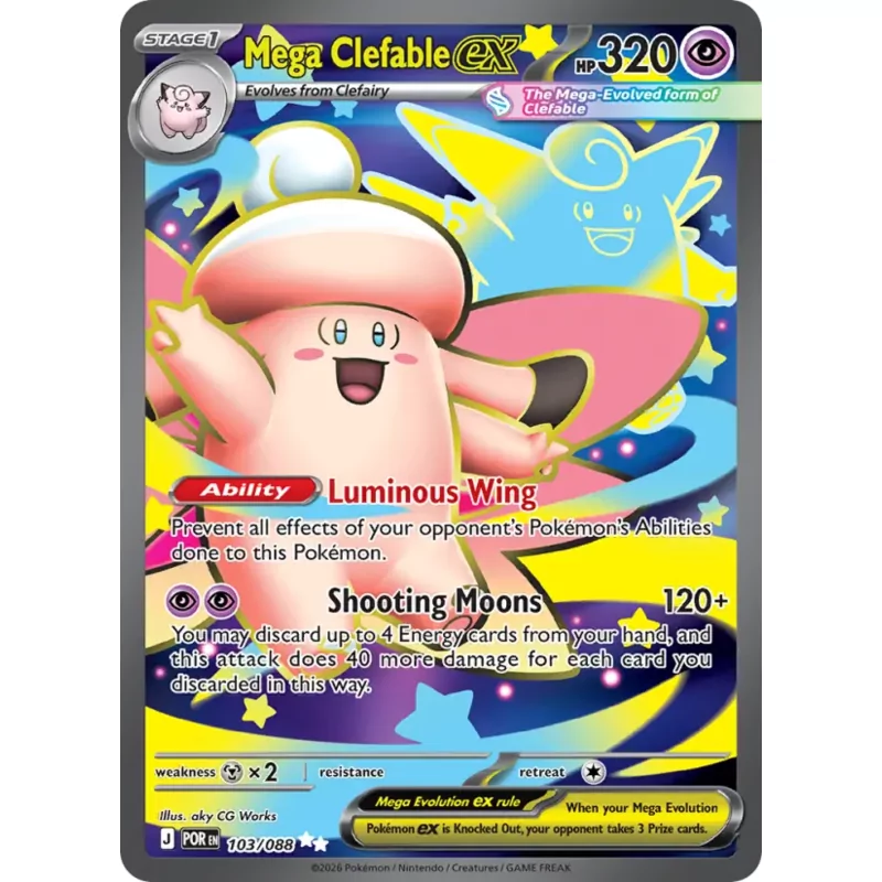 Mega Clefable ex (me03-103)
