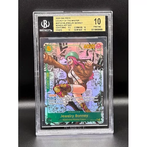 BGS 10 One Piece Legacy of the Master #OP12118 Jewelry Bonney Manga Art SEC