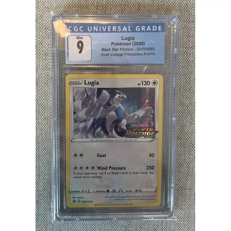 Lugia Vivid Voltage Pre Release SWSH069 - CGC9
