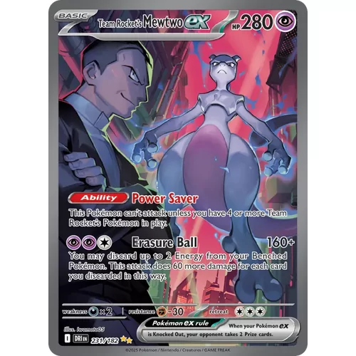 Team Rocket's Mewtwo ex (sv10-231)