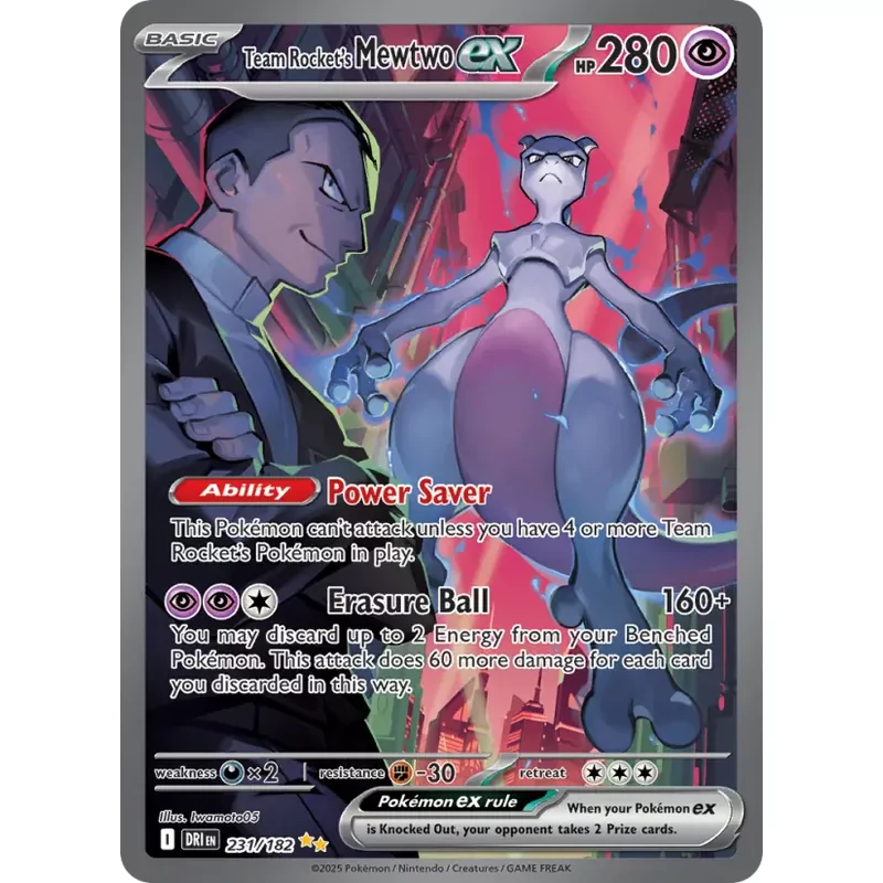 Team Rocket's Mewtwo ex (sv10-231)