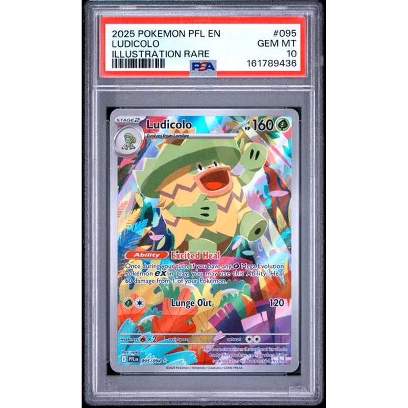 PSA 10 Pokemon Perfect Order 095 Ludicolo