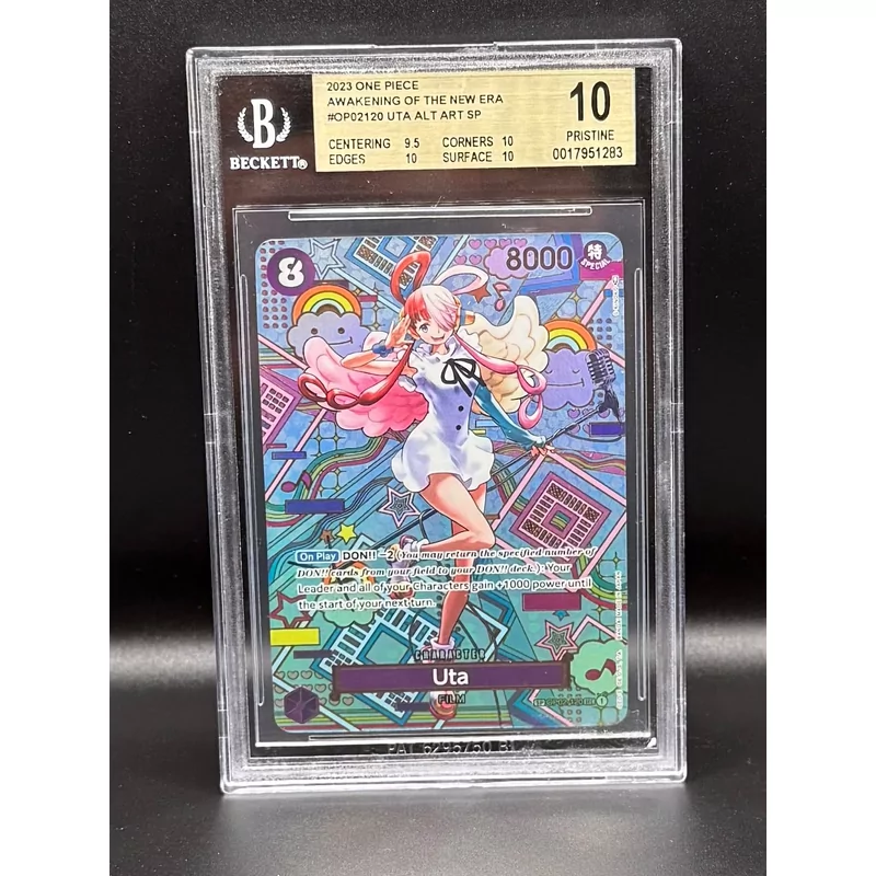 BGS 10 One Piece Awakening of the New Era #OP02120 Uta Alt Art SP