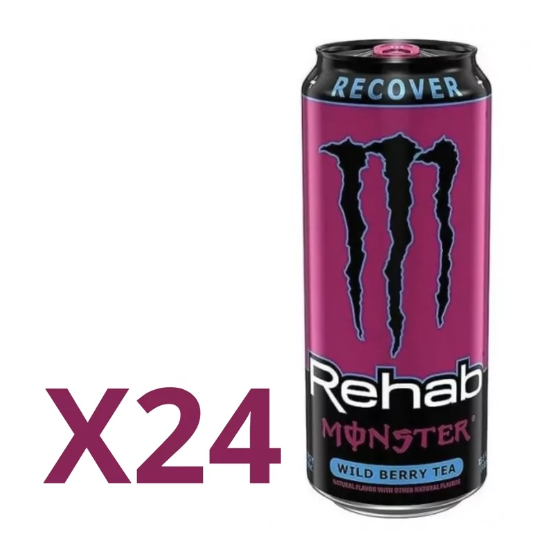 Monster Energy - Rehab Wild Berry Tea (24x458ml)
