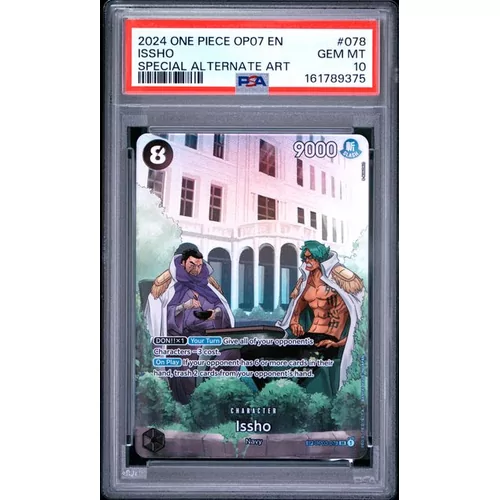 PSA 10 One Piece OP07 English #078 Issho Special Alternate Art