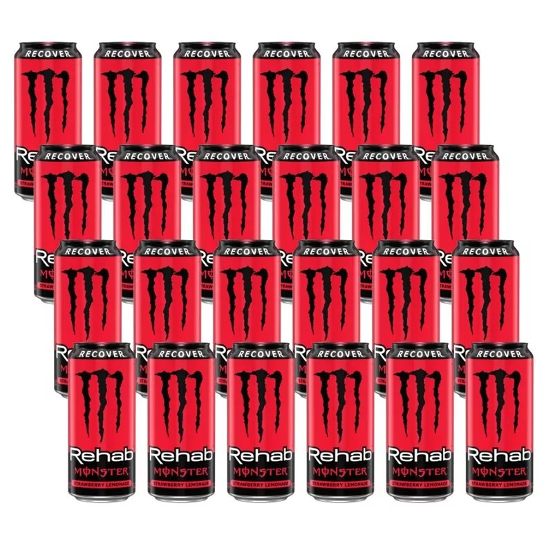 Monster Energy - Rehab  Strawberry (24x473ml)