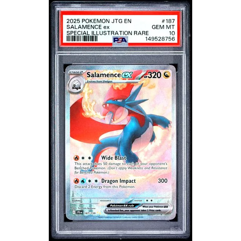 PSA 10 Pokemon Journey Together 187 Salamence ex