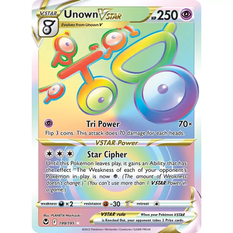 Unown VSTAR (swsh12-199)
