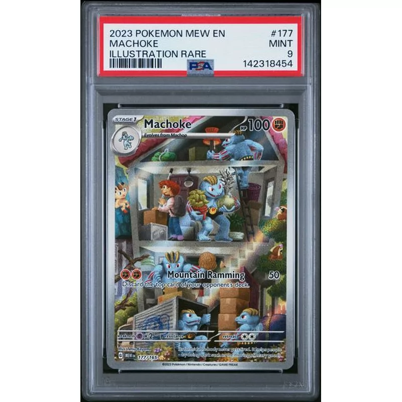 PSA 9 Pokemon Scarlet & Violet 151 177 Machoke