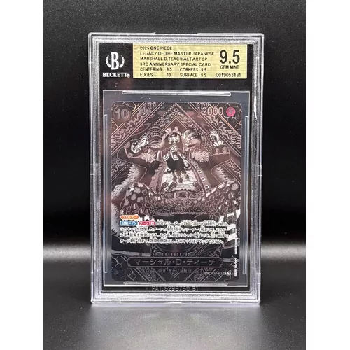 BGS 9.5 One Piece Legacy of the Master Japanese #OP09093 Marshall D. Teach Alternate Art SP 3rd Anni