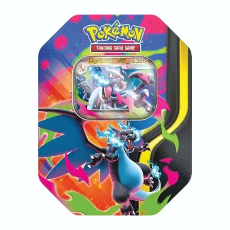 Pokémon Tin - Mega Charizard ex X (Blauw)