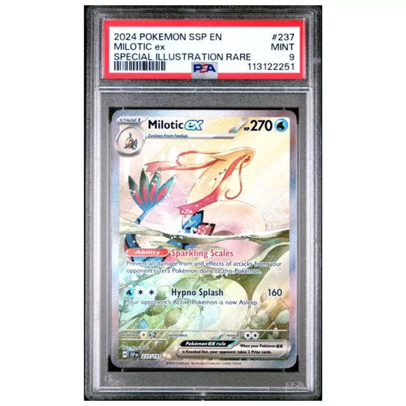 PSA 9 Pokémon SSP EN #237 Milotic ex Special Illustration Rare