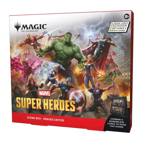 Magic The Gathering Scene Box - Marvel Super Heroes United