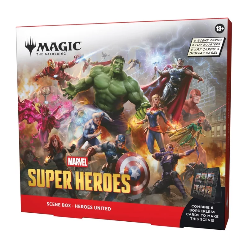 Magic The Gathering Scene Box - Marvel Super Heroes United