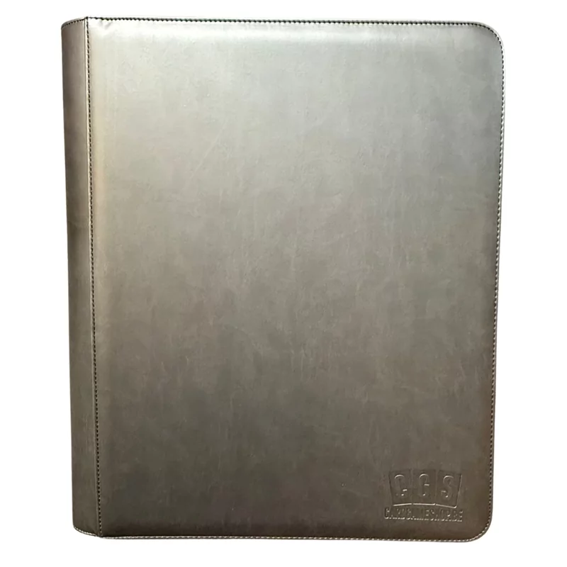 CGS Custom Brand 9-Pocket Zipped  [TOPLOADER] Premium Binder - Zwart