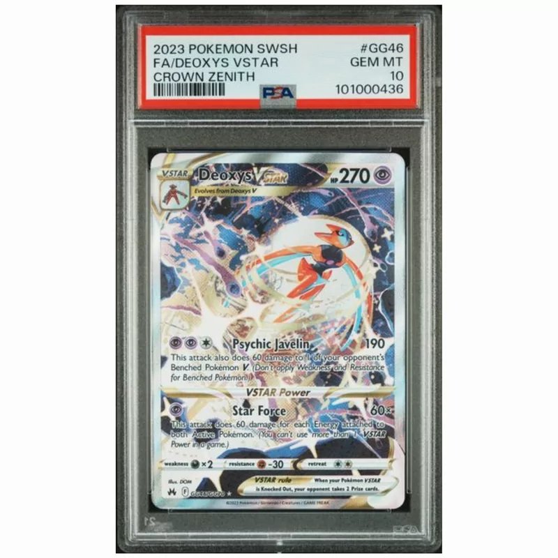 PSA 10 Pokémon Crown Zenith #GG46 Deoxys VSTAR Full Art | Cardgameshop