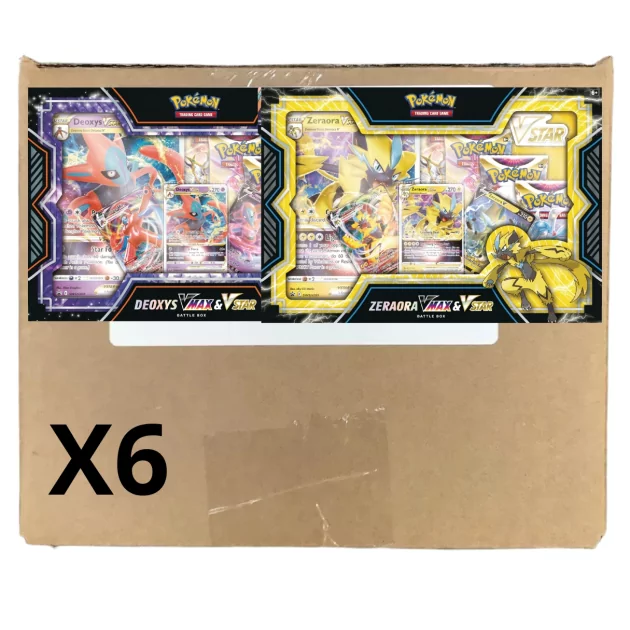 Pokémon Battle Box X6 [SEALED CASE] Deoxys & Zeraora VSTAR | Cardgameshop