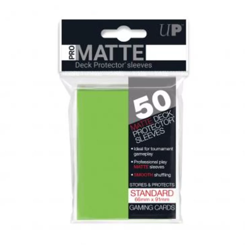 Ultra Pro Sleeves Mat Limoen Groen