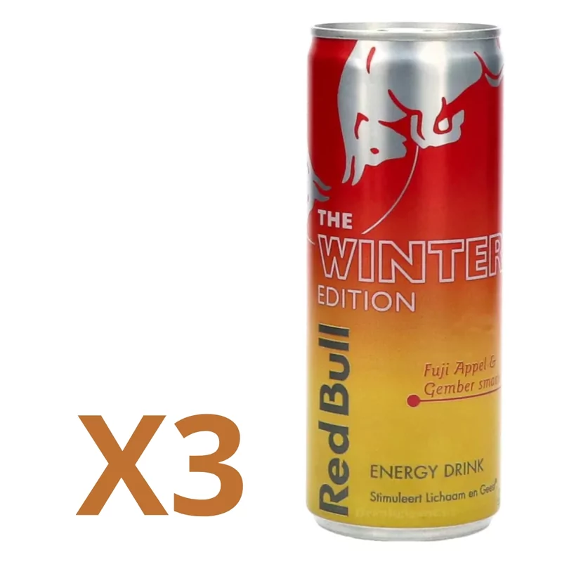 Red Bull The Winter Edition - Fuji Apple Gember (3x250ml)