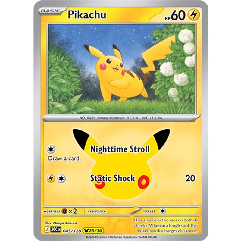 Pikachu (30th-045)