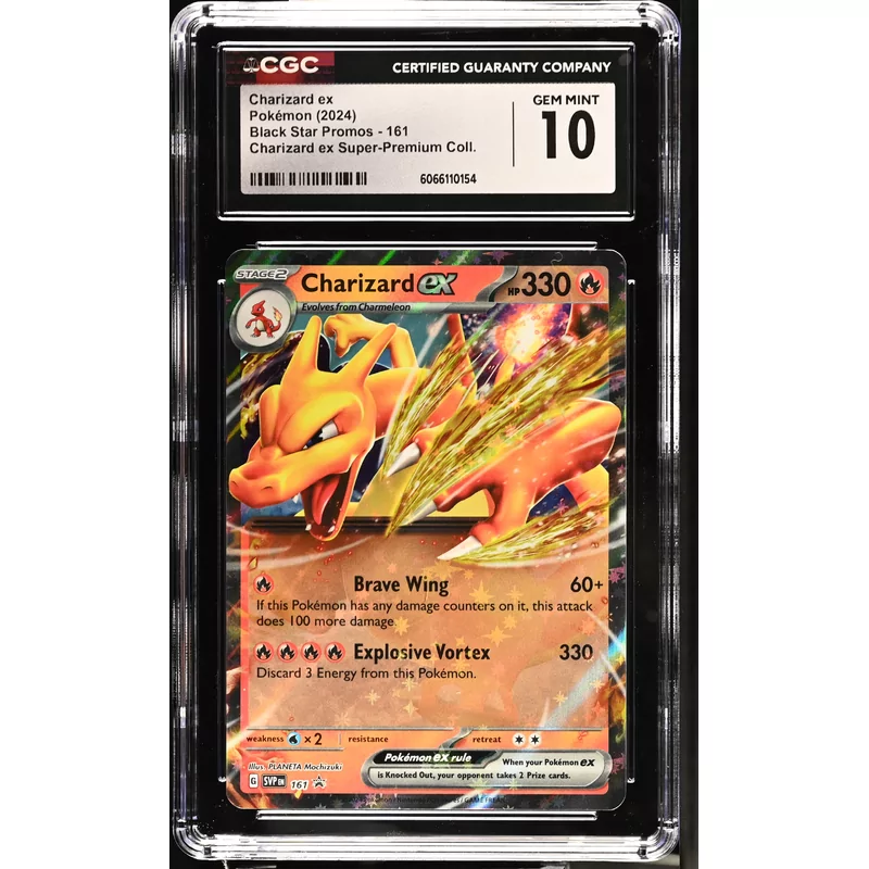 CGC 10 Pokémon Black Star Promos 161 Charizard ex