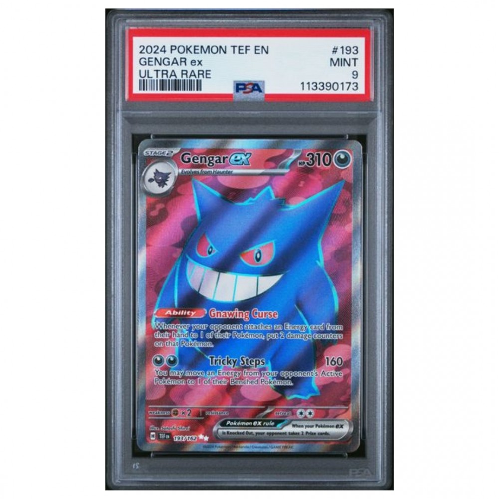 PSA 9 Pokémon TEF EN #193 Gengar ex | Cardgameshop