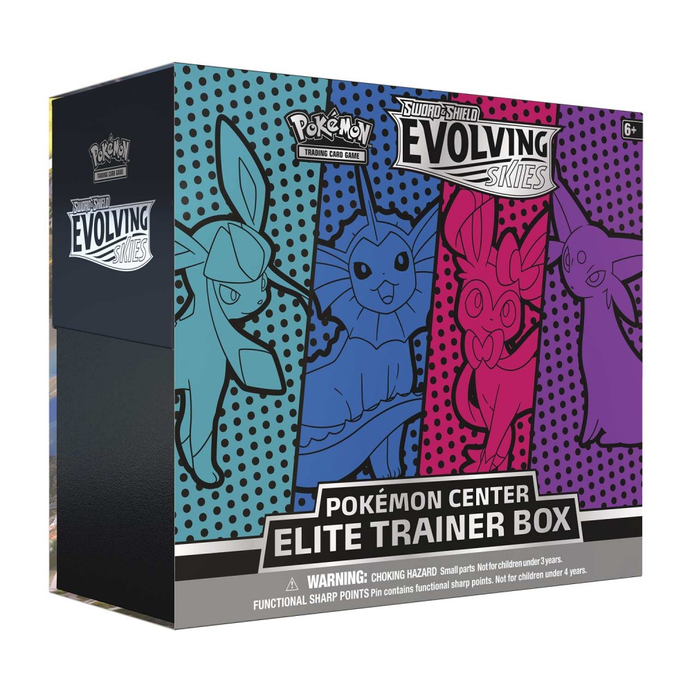 Pokemon Elite Trainer Box Sword & Shield Evolving Skies high quality (Sealed)