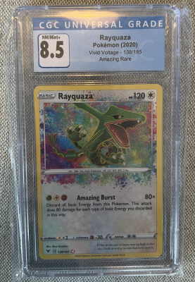 Rayquaza Amazing Rare 138/185A - CGC8.5