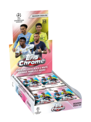 Topps UEFA Champions League Chrome Soccer Hobby Lite Box - 2021/2022