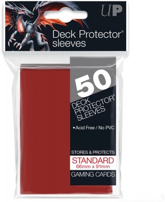 Ultra Pro Sleeves Red