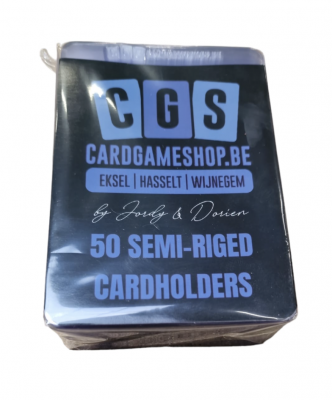 CGS Custom Brand Semi-Rigid Card Holders (50)