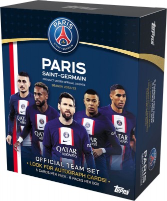 Topps Paris Saint - Germain Official Team Set 22/23