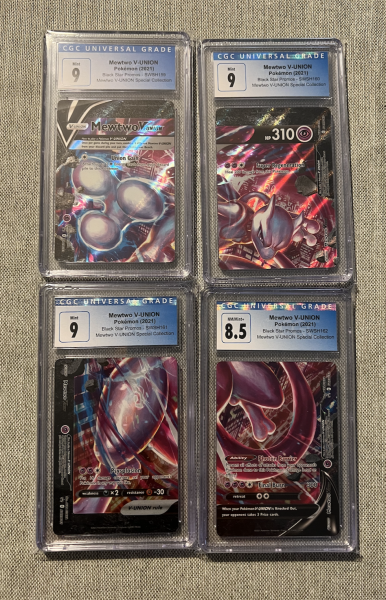 Mewtwo V-Union SWSH159 - SWSH162 - Set from 4 cards