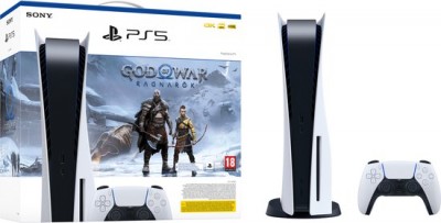 Playstation 5 White + God Of War Ragnarök