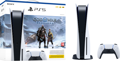 PlayStation 5 Disc Edition + God of War Ragnarok (1TB)