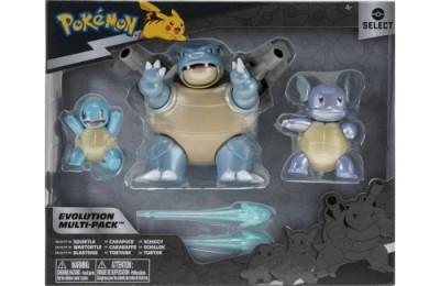 Pokémon Evolution Multi Pack - Squirtle + Wartortle + Blastoise