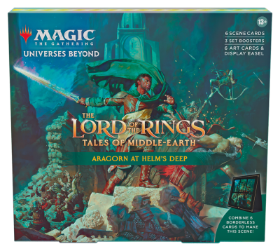 Tales Of Middle Earth Holiday Scene Box - Aragorn At Helm's Deep