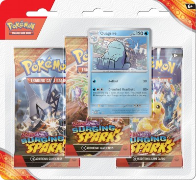 Pokémon 3-Pack Blister Surging Sparks - Quagsire