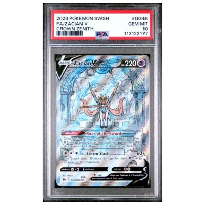 PSA 10 Pokémon Crown Zenith #GG48 Zacian V