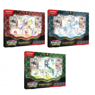 Pokémon Premium Collection Artset (3) Scarlet & Violet Paldean Fates